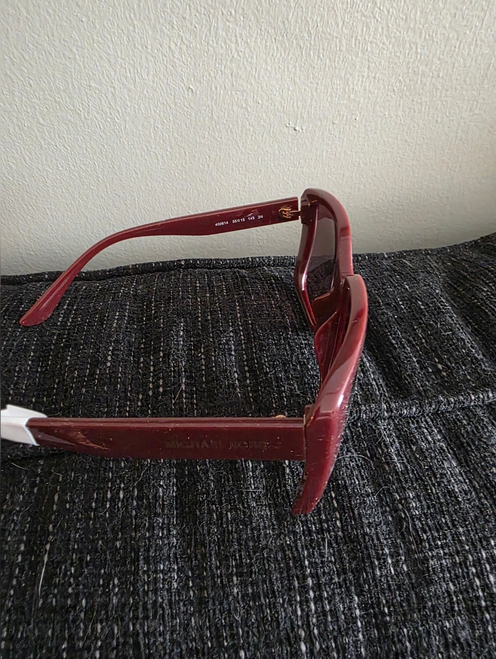 Michael Kors Burgundy Sunglasses COA Included - Picture 4 of 11